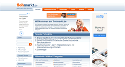 Desktop Screenshot of flohmarkt.de